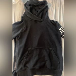 Black Victoria’s Secret hoodie. Very soft. size xs/S